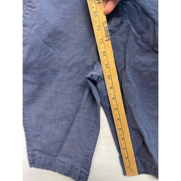 Khakis by Gap Slim City Blue White Striped Casual Shorts Size 2 Bermuda Style - Picture 8 of 11